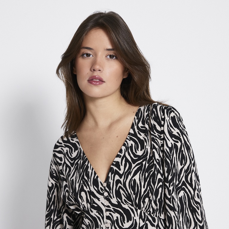 Button down dress "Gabrielle" Print 5